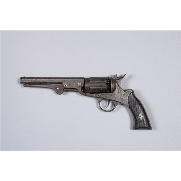 RARE Walch Civil War era 12-shot Walch factory engraved revolver, SN 2