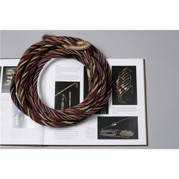 DOCUMENTED Multi-color Hitched Horsehair Riata From Ned Martin's Collection