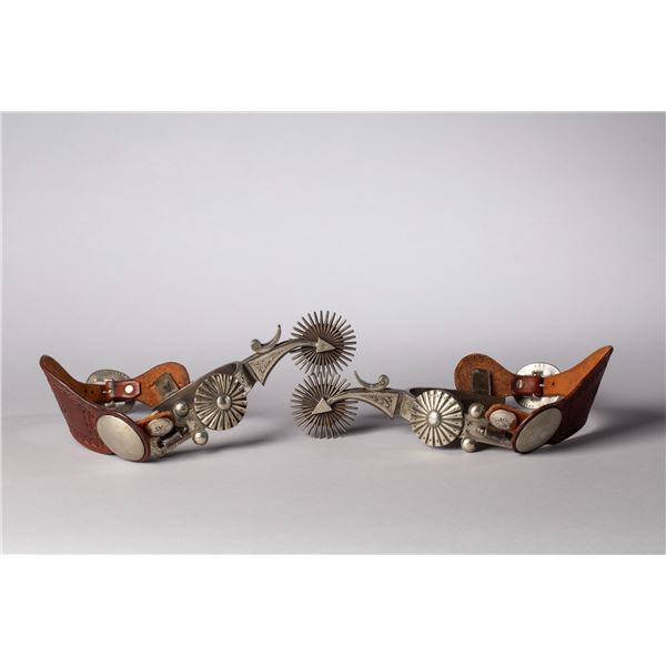 L&M Double Mounted Arrow Shank Spurs