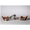 Image 1 : L&M Double Mounted Arrow Shank Spurs