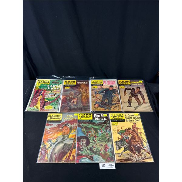 Lot of 7 Classic Illustrated Comic Books in Bag