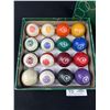 Image 2 : Vintage Made in Belgium Billiards Ball Set