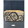 Image 4 : Vintage Wooden Crate w/ West Coast Artwork On The Sides