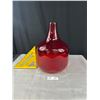 Image 2 : Vintage Mid Century 14" Tall Red Vase