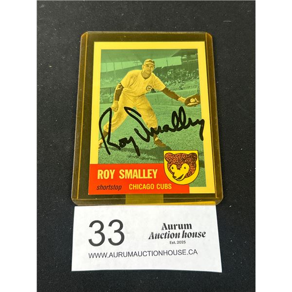 Topps Roy Smalley Chicago Cubs Trading Card
