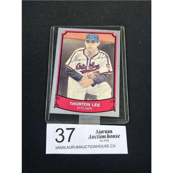 1989 Thorton Lee White Sox Autographed Trading Card