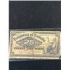 Image 3 : 1900 Domincion Canada 25 Cent Bill "ShinPlaster"