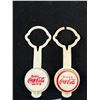 Image 2 : 4 1950s Plastic "Drink Coca-Cola" Plastic Bottle Caps