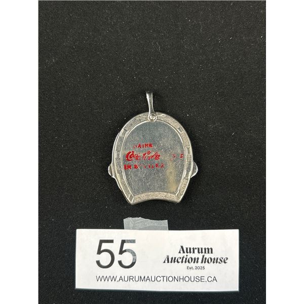 1940s Drink Coca-Cola 5 Cent In Bottles. Double Cigar Cutter Keychain