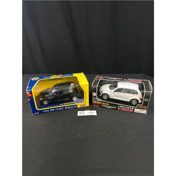 2 PT Cruiser Die Cast Cars, 1/24 Scale