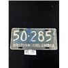 Image 1 : Hard to Find 1942 BC License Plate