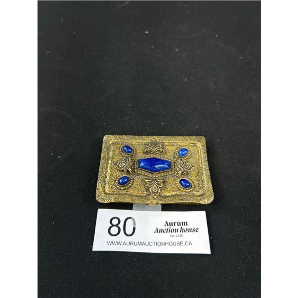 Antique Art Deco Czechoslovakian Powder Compact