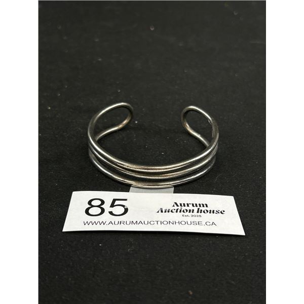 Sterling Silver 3 Wire Cuff Bracelet