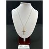 Image 1 : Very Nice Gold Plated Cross on Chain