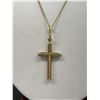 Image 2 : Very Nice Gold Plated Cross on Chain