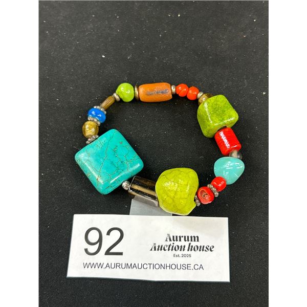 Artist Made Stone Bracelet