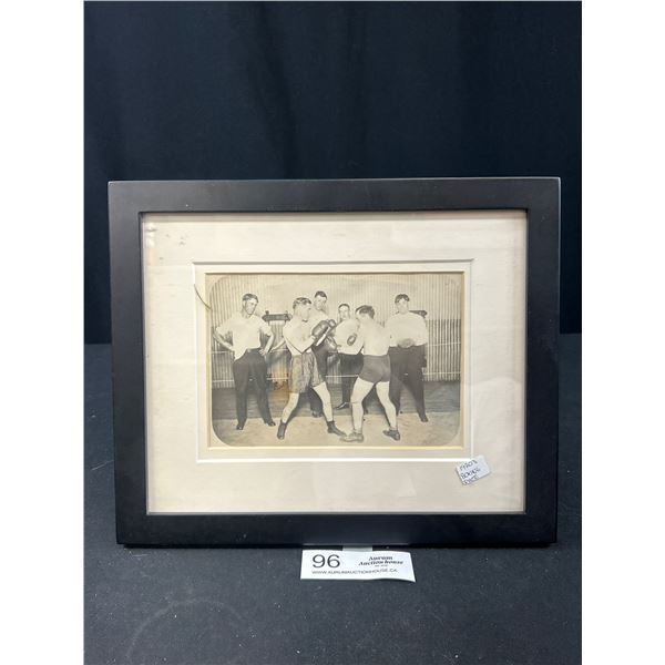 1920s Framed Boxing Photo