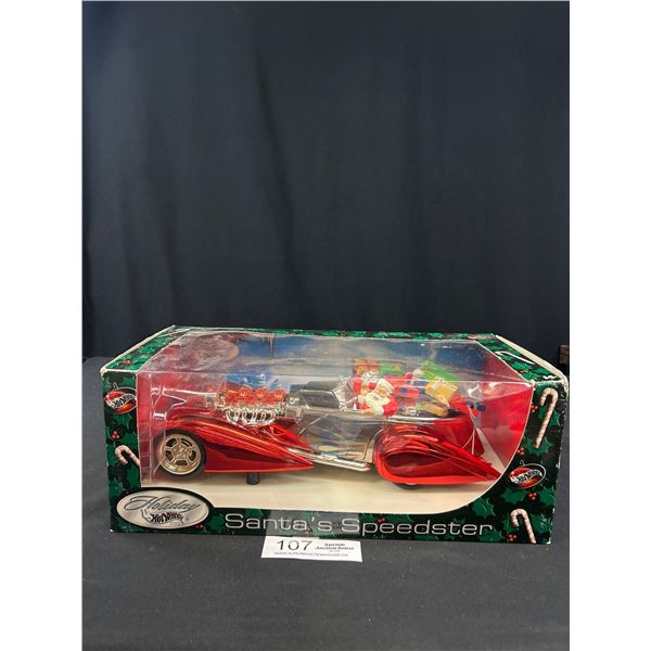 1/18th Scale Hotwheels Santas Speedster Sealed in Original Box