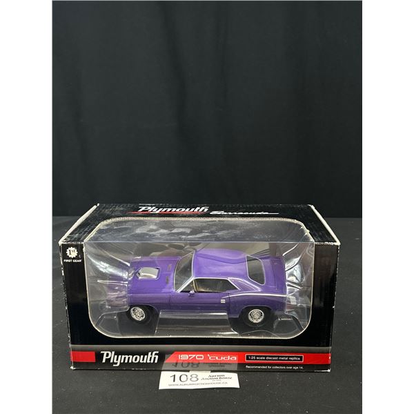 1/25th Scale Climith 1970 Cuda In Original Box