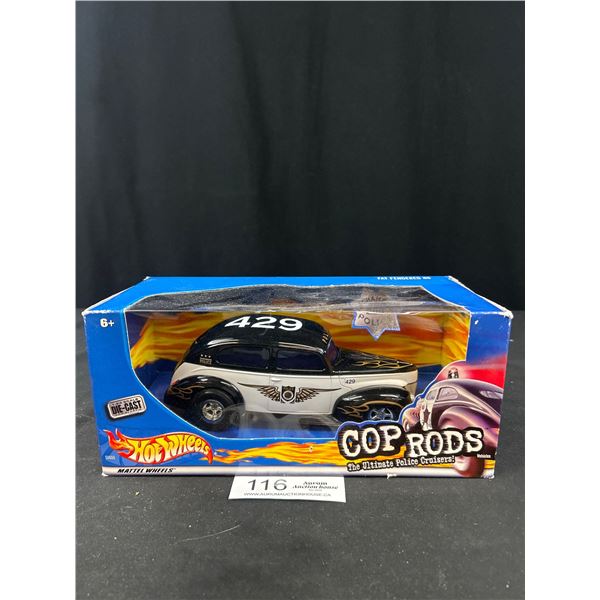 Hotwheels 1/24th Scale Cop Rods 40 Fat Fendered In Original Box