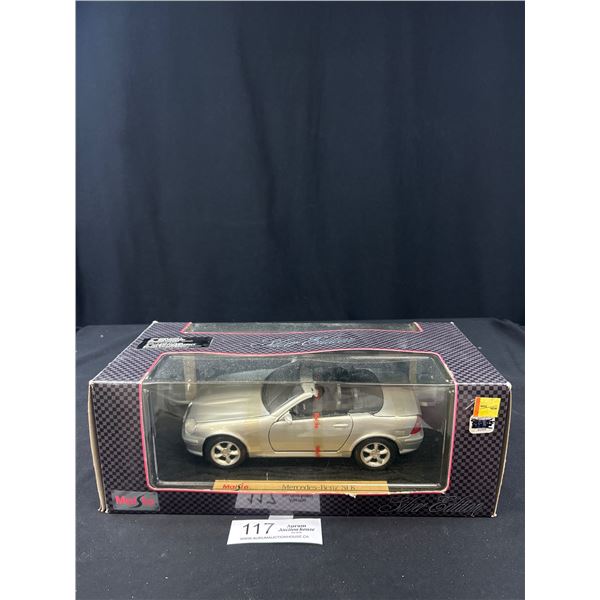 1/18th Scale Silver Edition Diecast Mercedes Benz SLK in Original Box