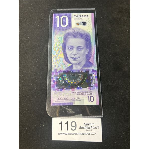 2018 CDN $10.00 Bill UNCIR "Viola Desmond"