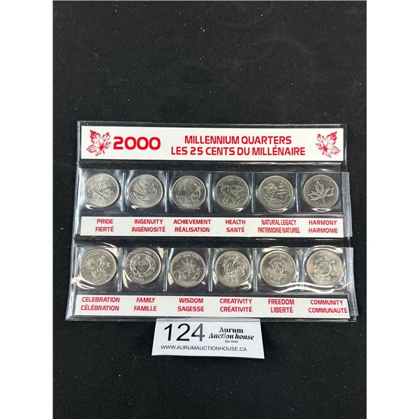 12 2000 Millenium Quarters 1 For Each Month + Province