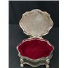Image 6 : Vintage Footed Silver Jewelry Box Quality!