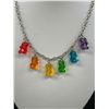 Image 2 : Adorable Vintage Lucite Gummy Bear Necklace