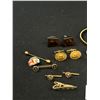 Image 2 : Nice Lot of Vintage Mens Accessories, Includes Bakelite/Amber Cufflinks, Etc
