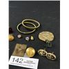 Image 3 : Nice Lot of Vintage Mens Accessories, Includes Bakelite/Amber Cufflinks, Etc