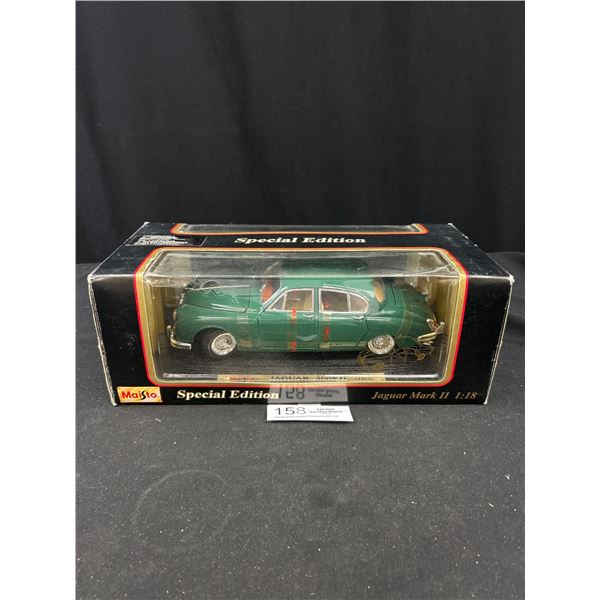 1/18th Scale Special Edition Diecast Jaguar Mark 2 In Original Box