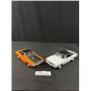 Image 1 : 2 1/24th Scale Diecast Cars 2 Dodge Chargers, In Great Shape
