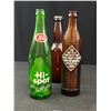 Image 5 : Lot of 7 Vintage Pop Bottles, Pepsi Cola, Orange Crush, Etc