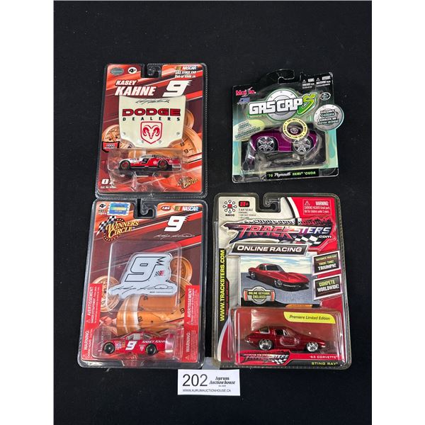 Lot of 4 Diecast Cars Still Sealed in Package
