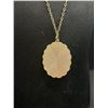 Image 3 : Vintage Cameo Pendant w/ Chain Necklace