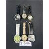 Image 1 : 6 Great Quartz Watches, Gues Kenneth Cole, Louise, Arden, Etc All Batteries Required