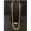 Image 2 : Extra Length High Carat Gold Plated Links Necklace, 45" Length
