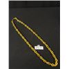 Image 3 : Extra Length High Carat Gold Plated Links Necklace, 45" Length