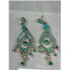 Image 5 : 3 Pairs of Beautiful Rhinestones Large Dangle Earrings