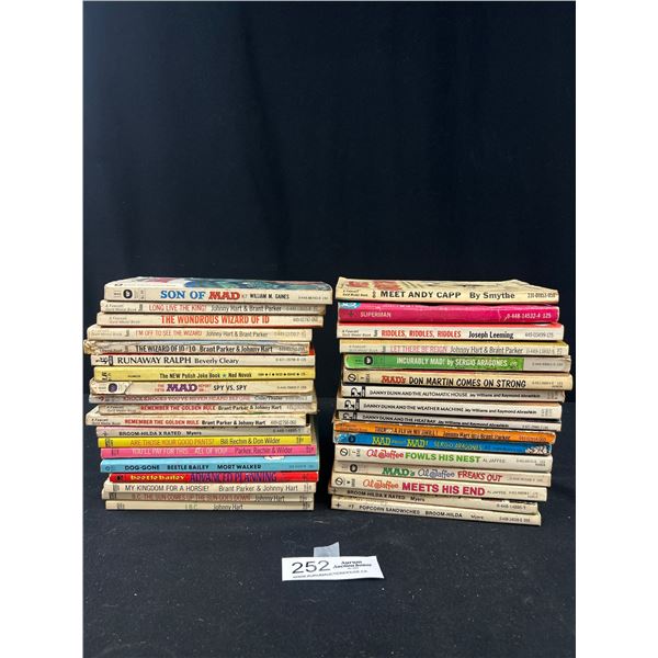 Lot of 40 Vintage Comical Paper Backs