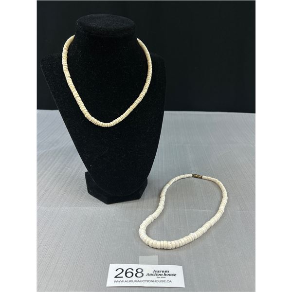 2 Genuine Hawaiian Puka Shell Necklaces