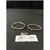 Image 1 : 2 Stainless Steel Links Bracelets + 2 Separate Links Marked Stainless Steel 18K Italy