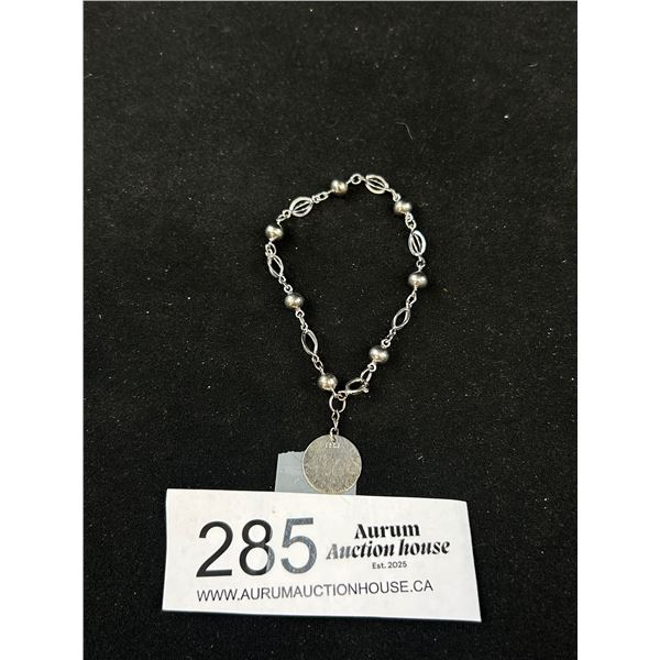 925 Sterling Silver Charm Bracelet