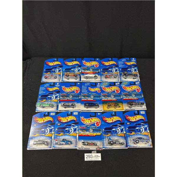 Lot of 15 Diecast Hotwheels in Original Packages