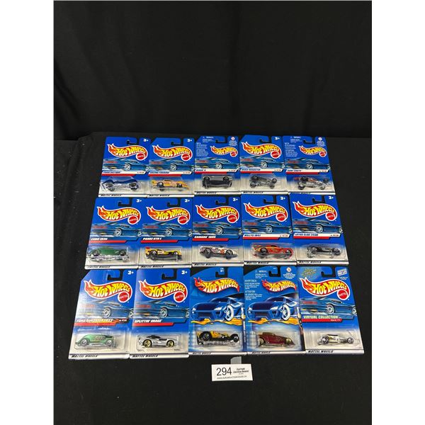 Lot of 15 Diecast Hotwheels in Original Packages