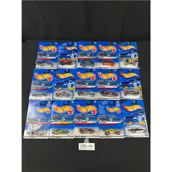 Lot of 15 Diecast Hotwheels in Original Packages