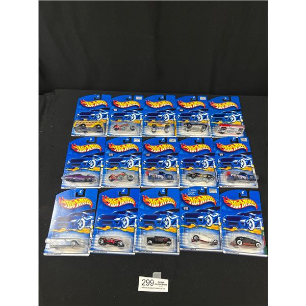Lot of 15 Diecast Hotwheels in Original Packages