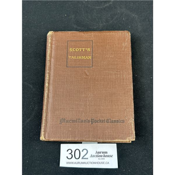 1921 Sir Walter Scott Book "Thalisman"