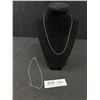 Image 1 : 2 Fine Link Sterling Chains/Necklace